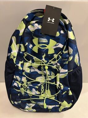 New Under Armour Hustle Sport 26L Backpack Laptop Slot Water Repellent NWT